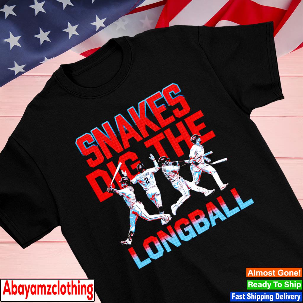 Official snakes Dig The Longball Arizona Diamondbacks Shirt