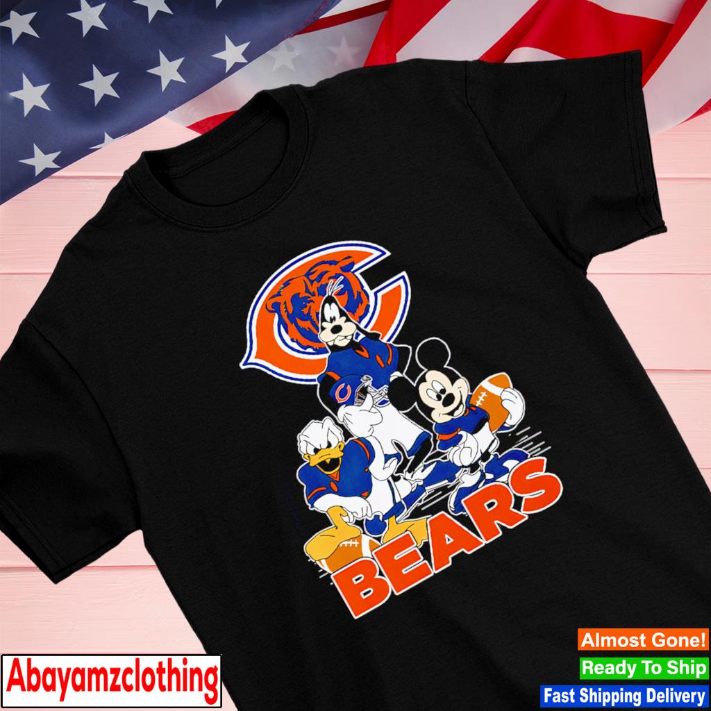 I Love The Bears Mickey Mouse Chicago Bears Sweatshirt 