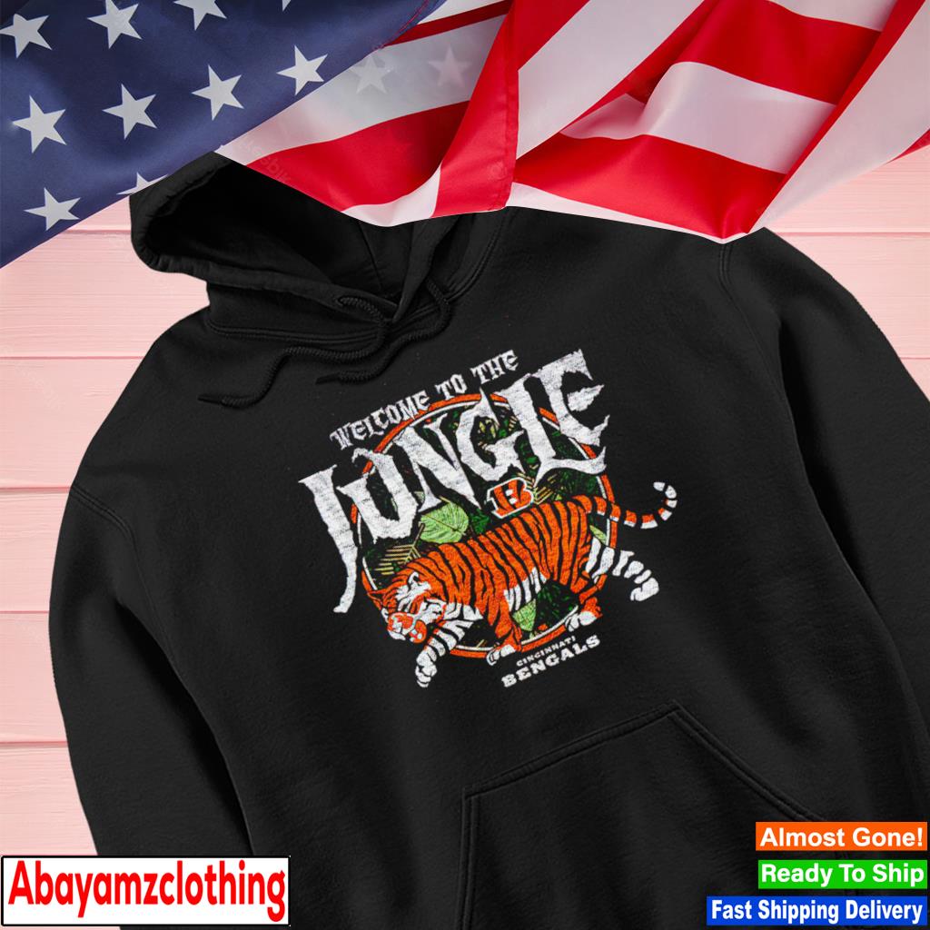 Welcome To The Jungle Tiger Cincinnati Bengals Crewneck Sweatshirt