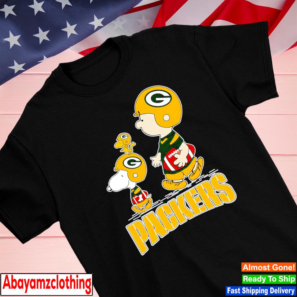 Snoopy Charlie Brown Go Pack Go Green Bay Packers shirt, hoodie