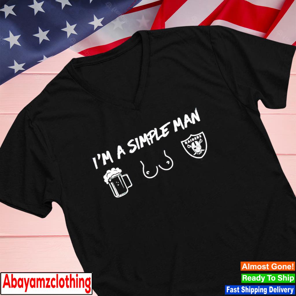 I Am Simple Man Las Vegas Raiders Unisex T-Shirt