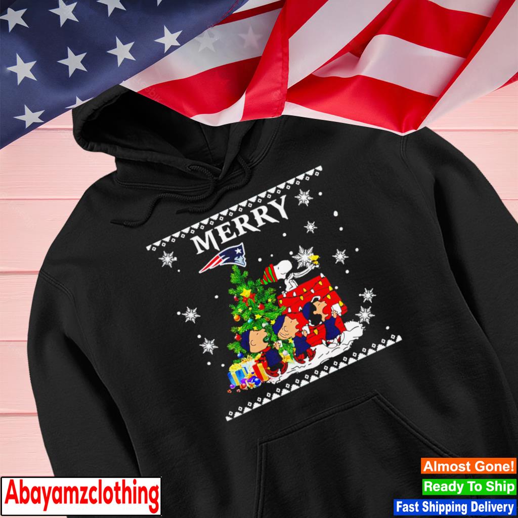 Snoopy New England Patriots Christmas shirt, hoodie, sweater, long sleeve  and tank top