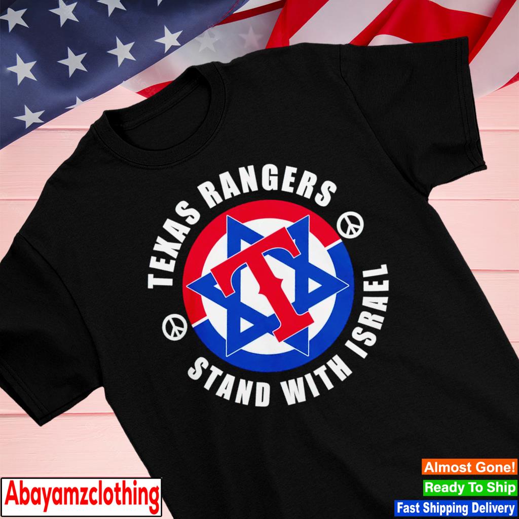 Design texas Rangers stand with israel 2023 shirt, hoodie, sweater