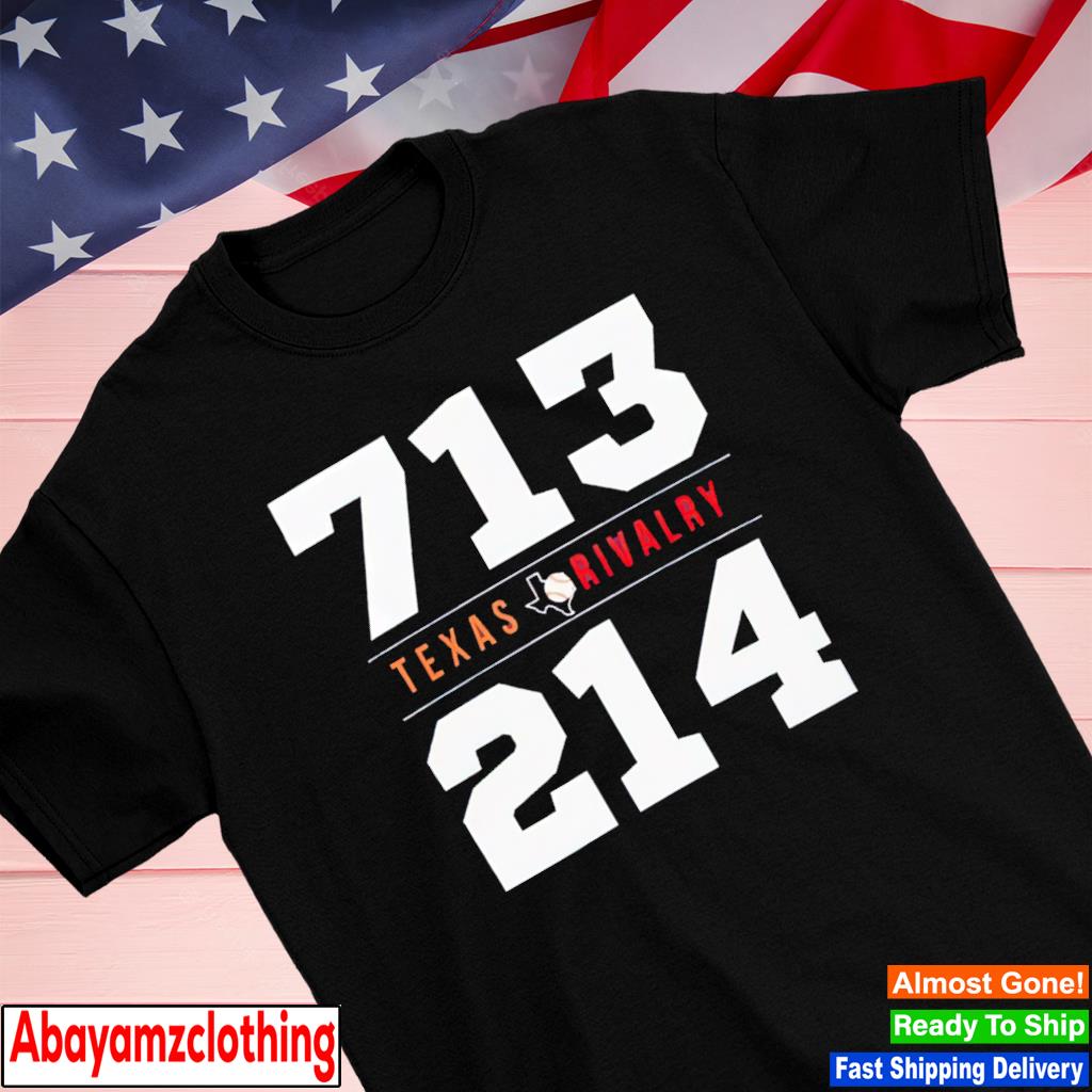 Texas rangers vs houston astros 713 vs 214 Texas showdown new shirt,  hoodie, sweater and long sleeve