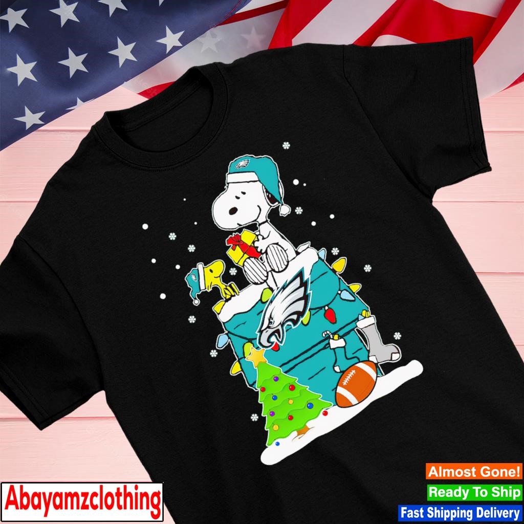 Snoopy Philadelphia Eagles Christmas shirt