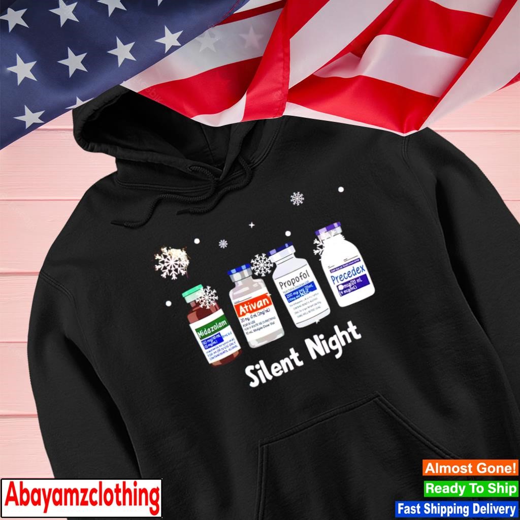 https://images.abayamzclothing.com/2023/12/Drugs-silent-night-nurse-snowflake-Christmas-shirt-Hoodie.jpg