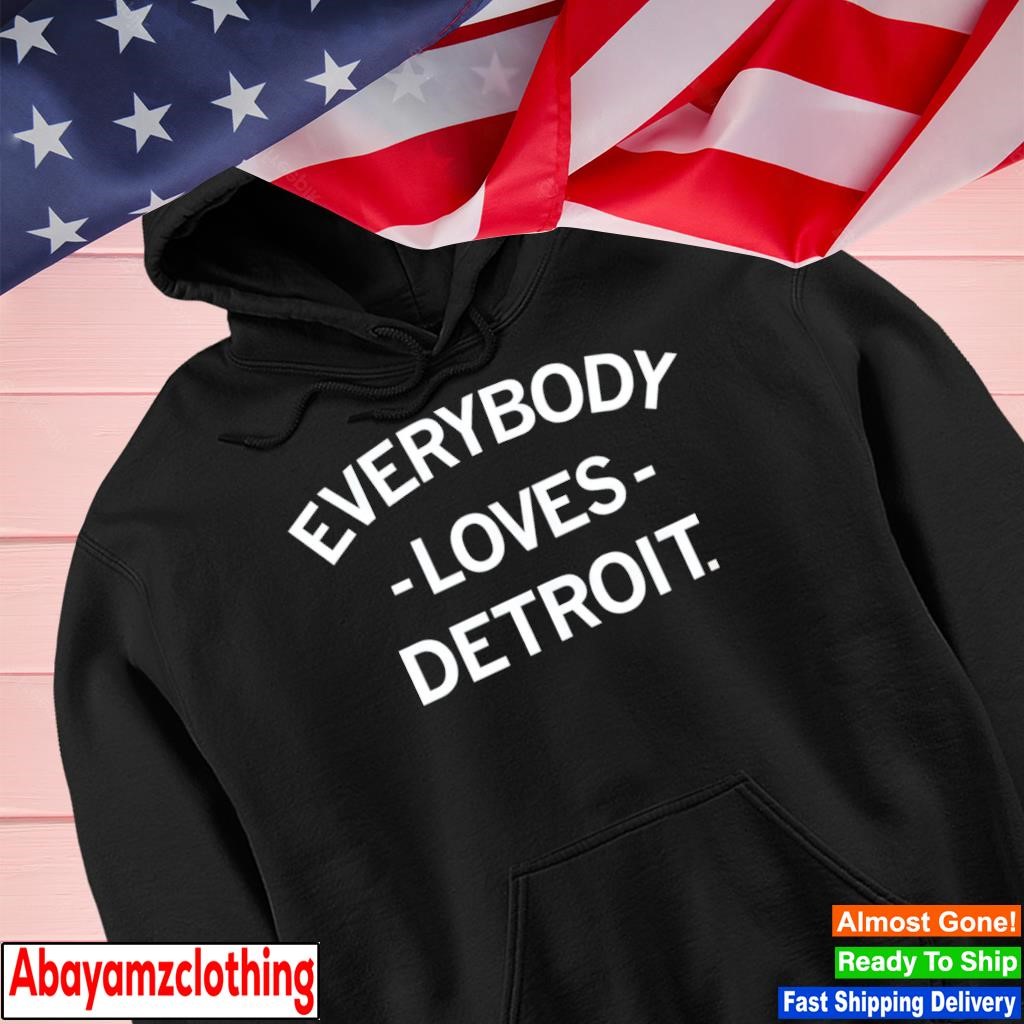 Official Everybody loves Detroit Lions shirt - T-Shirt AT Fashion Store