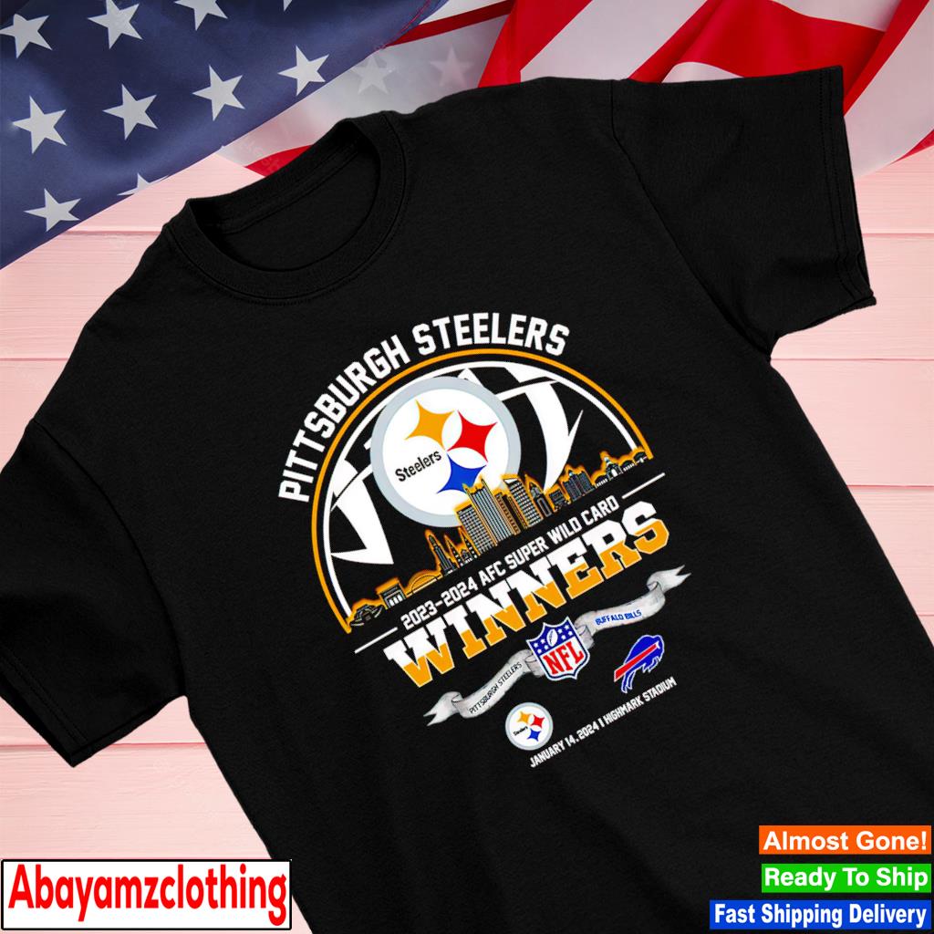 Pittsburg Steelers 2023 2024 Afc Super Wild Card Winners Skyline Nfl Playoffs Divisional January 14 2024 Shirt Shirt 