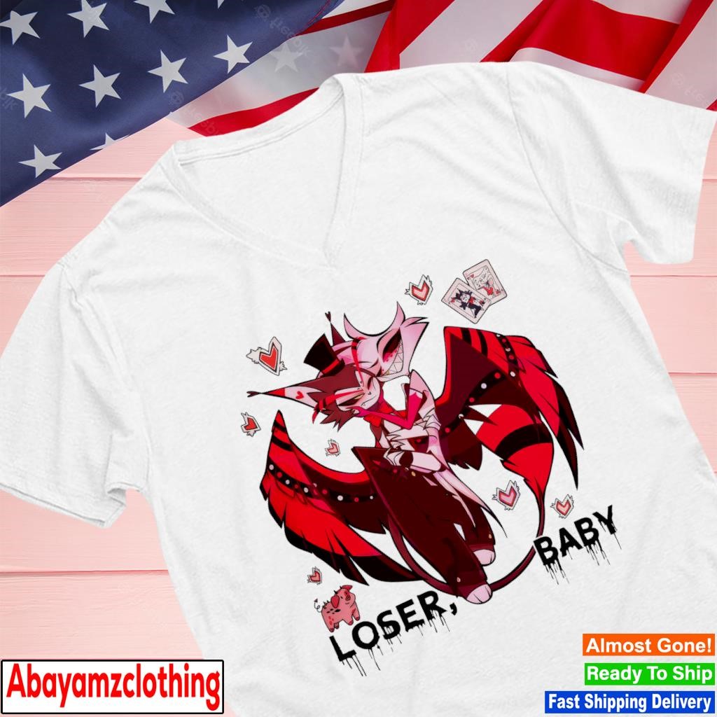 Angel Dust and Husk Hazbin Hotel loser baby shirt, hoodie, sweater, long  sleeve and tank top